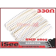 Resistor smd 0805 330ohm 330 ohm tolerance 1% tolerance 1%