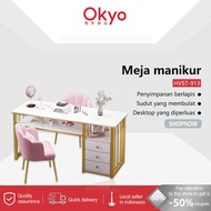 Nail Art Table Nail Art Table 80~120CM Multifunctional Work Table Nail Salon Table Double Manicure T