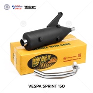 ท่อผ่าหมก Vespa Sprint150 GTS 150 Primavera150 มี มอก. 341-2543 ท่อไอเสีย เวสป้า