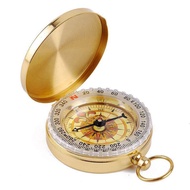 Kompas Bidik Kuningan Lensatic Vintage Compass Portable Lunimous Glow in Dark Camping Hiking Outdoor