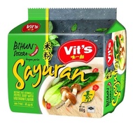 Vit's Instant Rice Vermicelli (5x55g) Vegetarian / Crab Bihun Segara NATIONWIDE DELIVERY