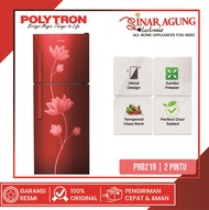 [COD] KULKAS / LEMARI ES POLYTRON KULKAS PRB219R / PRB-219R / PRB219-MERAH TWICE ICE (2 PINTU / 200 