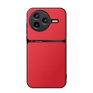 For Xiaomi Redmi K80 Pro, K80 Casing ELVEV Firm Leather + Soft TPU Dropproof Lens Protection Back Co