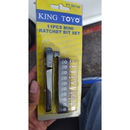11pcs mini richet bit set KINGTOYO