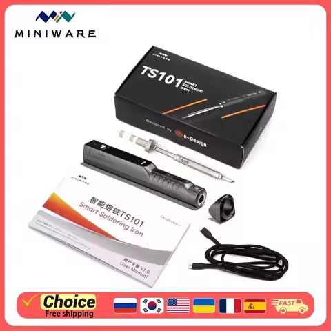 Original TS101 Portable Soldering Iron TS-BC2 PD3.1 90W TS100 Upgrade Adjustable Temperature Digital