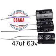 47uf 63v Aluminum Electrolytic capacitor