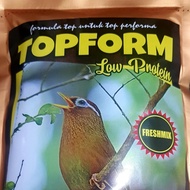 FRESHMIX FRESH MIX TOPFORM TOP FORM VOER RENDAH PROTEIN PUR PAKAN MAKANAN BURUNG MURAI KACER PENURUN
