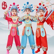 Children's Peking Drama Drama Performance Xiaohe Style Mu Guiying Costume Hua Mulan Sword Ma Danyu D