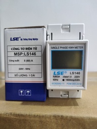 Công tơ điện tử 1 pha 80A LS-Electric 4 thông số siêu chính xác có sơ đồ hướng dẫn đấu nối