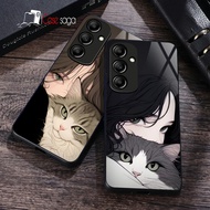 G287 SAMSUNG SHINY GLASS SOFTCASE A56 A36 A26 A13 A14 A15 A16 A22 A23 A24 A25 A32 A33 A34 A35 A52 A5