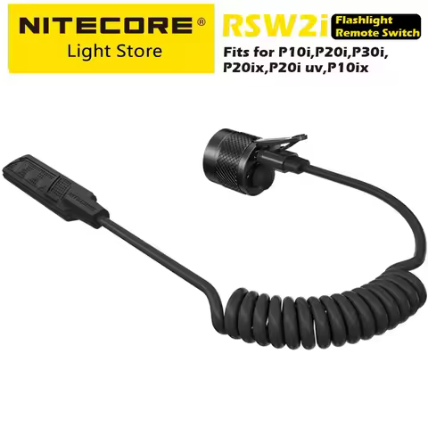 2026 NITECORE RSW2i Flashlight Tactical Remote Switch USB-C for i-Generation torch P10i P20i P30i X 