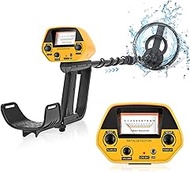 GJCrafts Metal Detector with Rechargeable Battery 9 V, Metal Detector for Children and Adults 2 lbs,