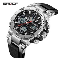 Men Multifunctional Chronograph Waterproof Watch Outdoor Sports Quartz Calendar Hot Sale Electronic 