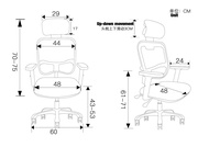 LZD [Bulky](Free Installation Now)UMD Mesh Office Chair Computer Chair Ergonomic Chair Gaming Chair with Swivel/Tilt/Lumbar Support Functions