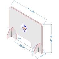 Top Ideas - Acrylic sneze guard. No need to PO-POan. Always Always Always