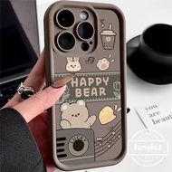 Redmi 14C 9A 13C 12 12C 10C 10 10A 9 9C 9T A1  Note 13 12 11 11s 10 10s Pro Coffee Happy Bear Phone 