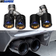 For BMW 5 Series G30 G31 525i 530i 528i Exhaust Tip Tailpipe Conversion Quad Muffler Tip M Performan