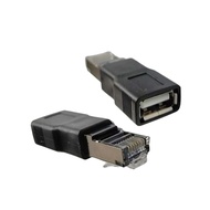 R* 2PCS USB to RJ45 Ethernet Adapter USB To RJ45 NetworkingAdapter For Laptop Modem
