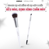 Combo Horus Perfect Blush Blending Brush + Horus Eyebrow Duo Brush