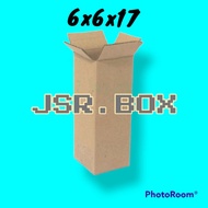 Cardboard box 6x6x17