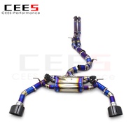 CEES Valvetronic Exhaust system For Audi RS3/TTRS 8V 8Y 2.5T 2017-2023 Sedan Sportback Titanium Catb