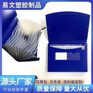 Kord Elastik Beg Akordion Berwarna-warni 6 Lapisan Penyimpanan PP Kalis Air Beg Dokumen Beg Fail Beg