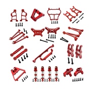 Aluminum Metal Alloy Upgrade Parts for Hyper GO MJX 1/14 14211 RC Crawler Car Front  Rear Steering C