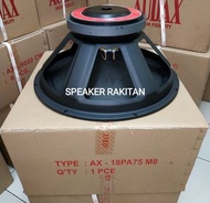 18 inch AX-18PA75 M8 Speaker Audax