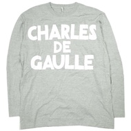 m's braque Made in Japan CHARLES DE GAULLE PRINT L/S T-SHIRT CDG logo print long sleeve T-shirt 1829