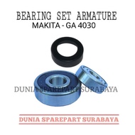 MESIN Makita GA4030 Grinding Machine Bearing Set Front and Rear Armature Set Makita GA 4030 Grinder 