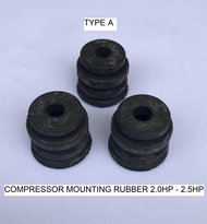 AIRCOND COMPRESSOR MOUNTING BUSH/COMPRESSOR MOUNTING RUBBER 2.0HP-2.5HP (3PCS/SET)