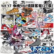 (Y7)套裝 行李貼紙裝飾貼紙 27張 波鞋Nike Air Jardon款 LOGO STICKER for LUGGAGE SUITCASE RIMOWA可貼手機殼手提電腦吉他滑板裝飾用