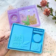 KING Epoxy Resin Mold Makeup Tray Cosmetic Silicone Mold Epoxy Resin Storage Tray