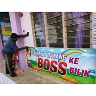 Ready stock/Bilik BOSS/SPBT/Kecerian Bilik/Sekolah/Banner Buku