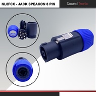 Jack Speakon 8 Pin SM8CX Jeck Spikon 8Pin