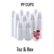 DISPOSABLE PP CUP (NO LID) 7OZ & 8OZ (PARTY/EVENT CUP)