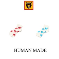 Human made/heart short socks Love Crop