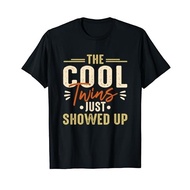 Men's cotton T-shirt The Cool Twins Just Showed up Funny Twins T-Shirt Fast Shipping 4XL , 5XL , 6XL