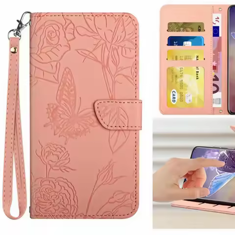 Luxury Case For 3D Butterfly Leather Book Capa For OPPO A79 A18 A38 Reno10 12F 12 Pro Plus Reno7 A55