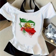 Iranian-Inspired Grunge Gothic Crop Top for Women