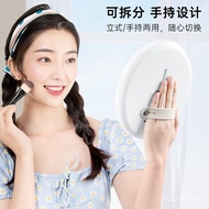 Desktop Rechargeable Makeup Mirror Three Colors High-End Handheld Makeup Mirror with Light New led L