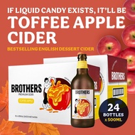 Brothers Toffee Apple English Cider - Double Case, 24 x 500ml [Premium Cider]