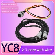 Aviation Plug Socket YC8-2 3 4 Holes 5 Pins 6P7 Core Processing Welding with Wire Male Female Quick 