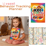 ROXUL Children Behavior Tracking Planner, Doodle Pages Portable Kids Journal,  Slim Goal Tracking Ch