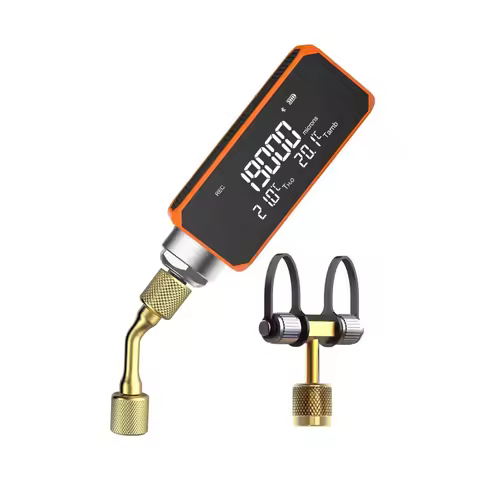 Elitech VGW-Mini Wireless Digital Vacuum Gauge with Adapter Rechargeable Pressure Tester HVAC 0-1900