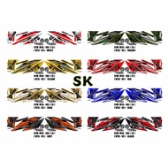 SYM VF3I 185 V3 SPECIAL EDITION CUSTOM DESIGN (13)STRIPE BODY STICKER STIKER (READY STOCK)