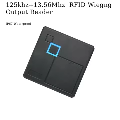 Dual Frequency 125Khz+13.56Mhz RFID Card Reader Wiegand 26/34 Output Proximity Reader Access Control