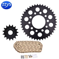 525 15T 42T Motorcycle Front Rear Sprocket Chain Set for Honda CB400 CB400SF F2N,F2R,F2S,F2T,F2V Super Four NC31 1992-1998