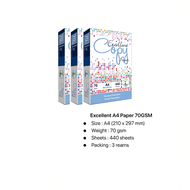 Excellent A4 Copy Paper – Smooth Printing for Crisp, Clear Results