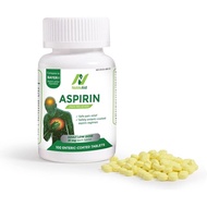 Pure Low Dose Baby Aspirin 81mg for Adults, 100 Count Enteric Coated Aspirin Tablets for Men and Wom